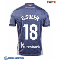 Fotballdrakt Herre Real Sociedad Carlos Soler #18 Bortedrakt 2025-26 Kortermet